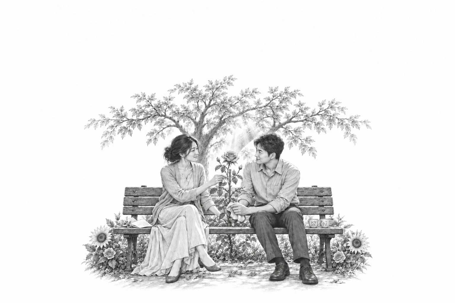 Tranh minh họa người phụ nữ mở cửa đón ánh nắng, biểu tượng của sự thức tỉnh và lựa chọn cuộc đời ý nghĩa